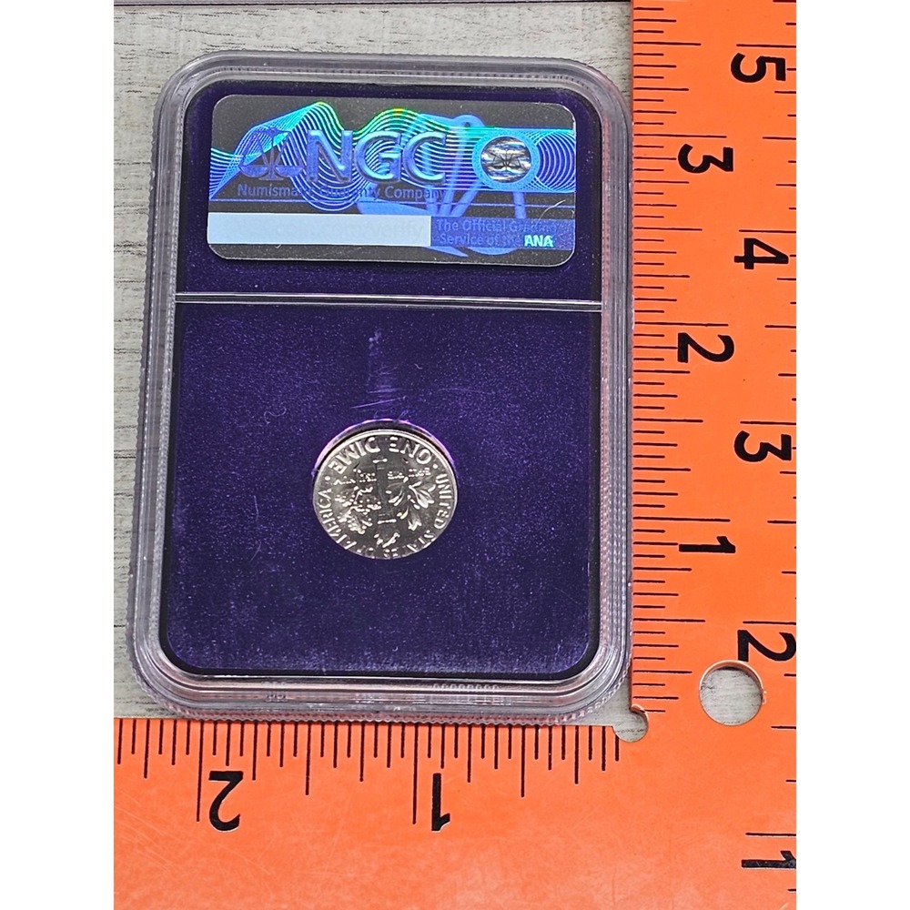 1966 SMS Roosevelt Dime 10c NGC MS 69 Purple Core BERT Pedigree
